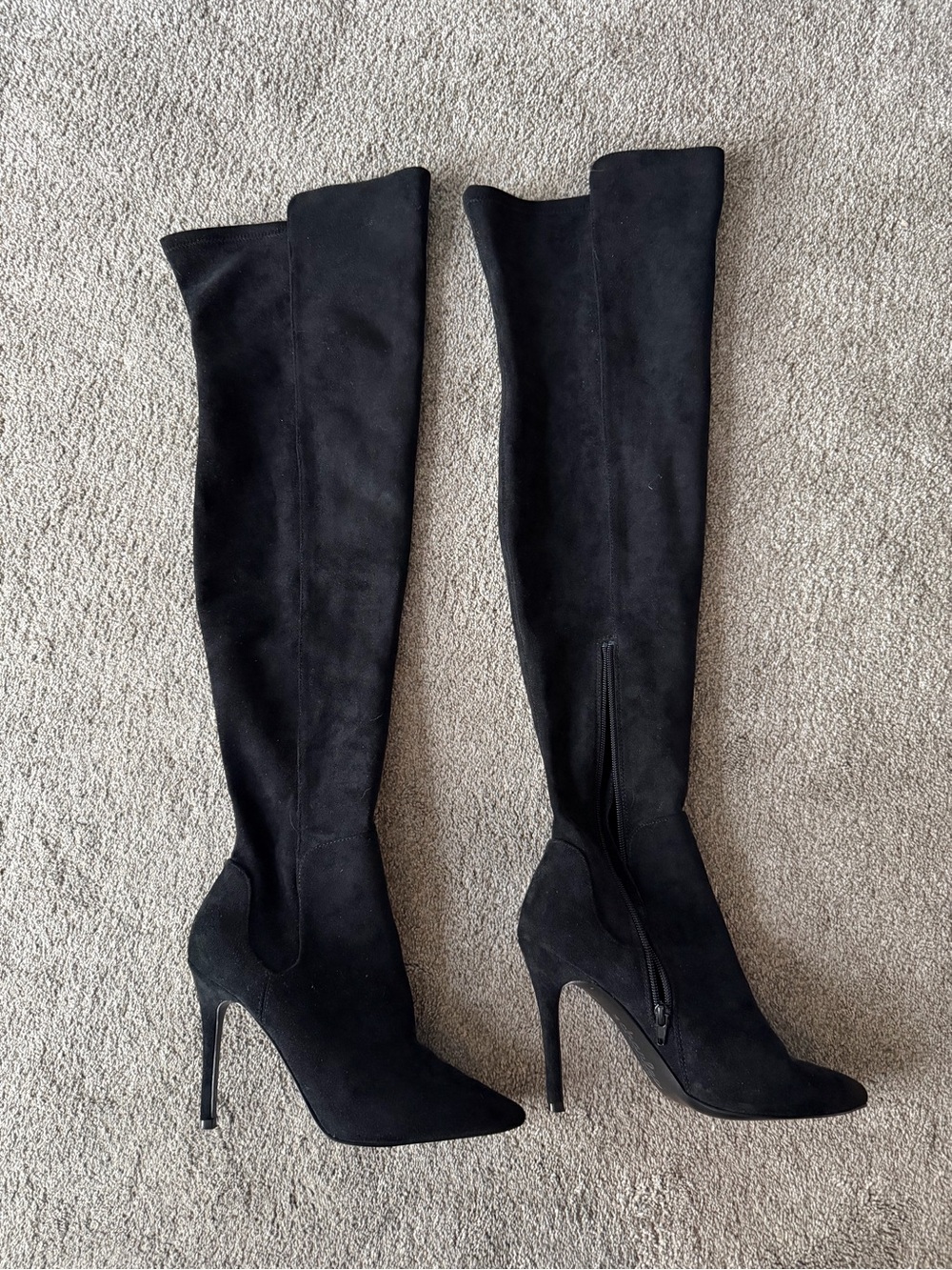 Charles By Charles David Black Over-the-Knee Stilettos sz 8